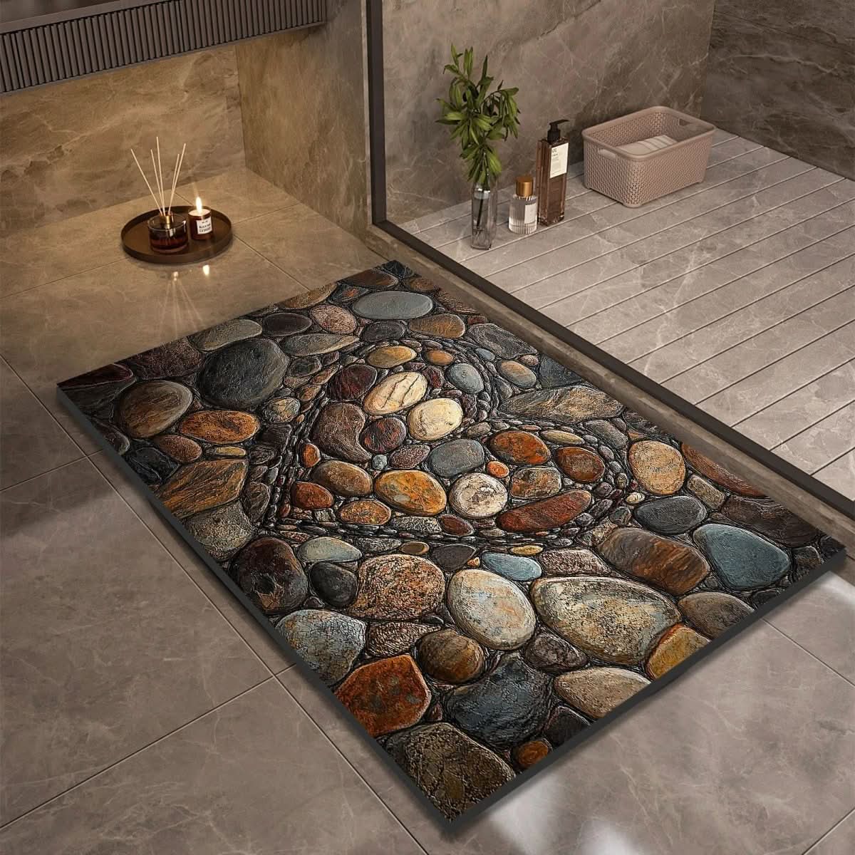 Tapis de salle de bains en diatomite, plusieurs tailles