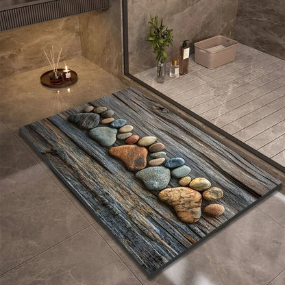 Tapis de salle de bains en diatomite, plusieurs tailles