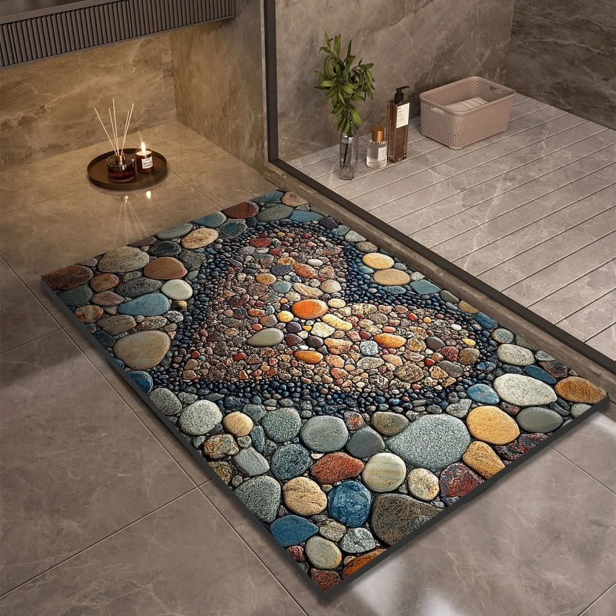 Tapis de salle de bains en diatomite, plusieurs tailles