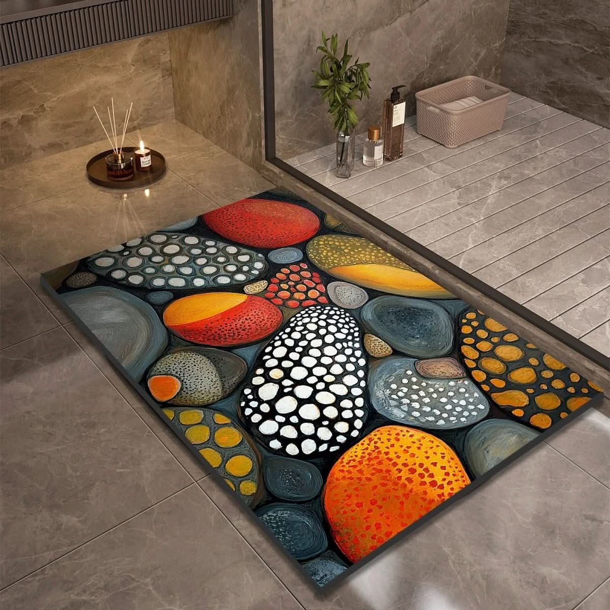 Tapis de salle de bains en diatomite, plusieurs tailles