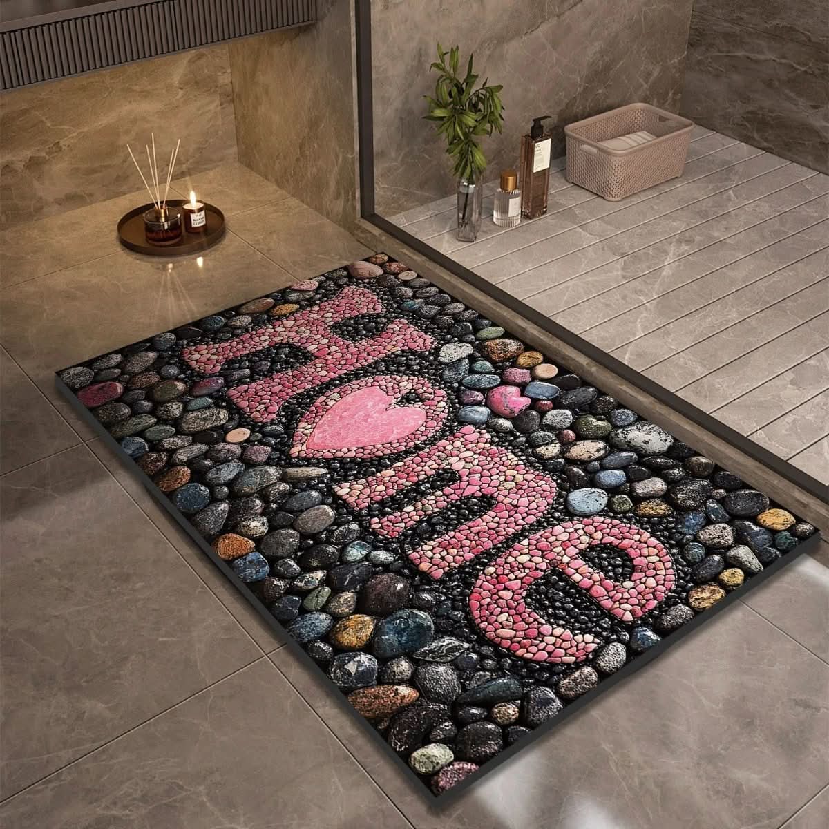 Tapis de salle de bains en diatomite, plusieurs tailles