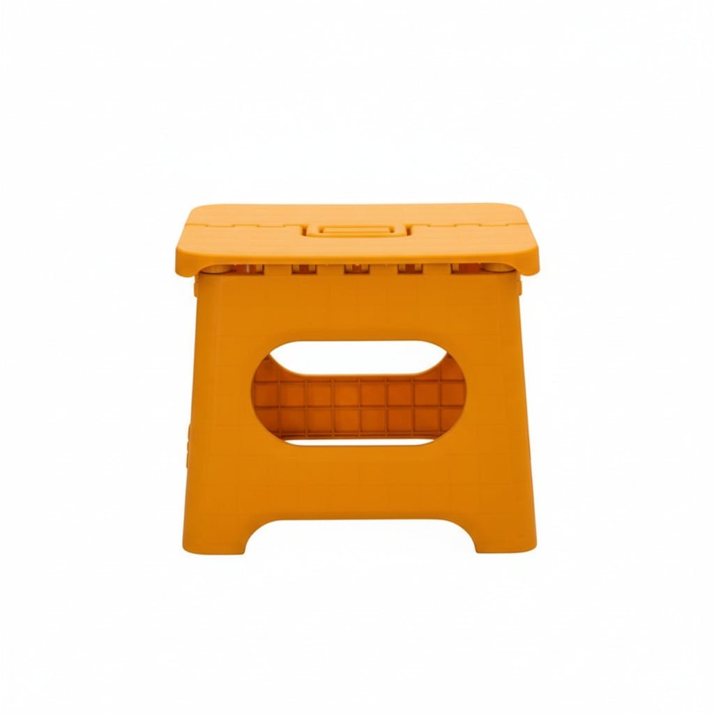 Folding stool with a handle