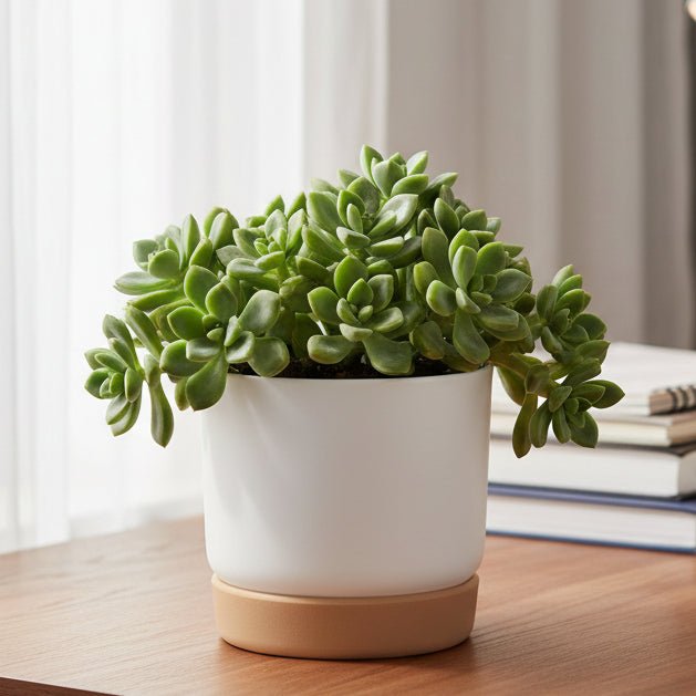 Compact self-watering planter