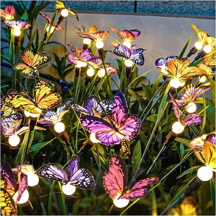 Solarna Lampa Ogrodowa LED Firefly z Efektem Ruchomych Punktów Światła 75 cm
