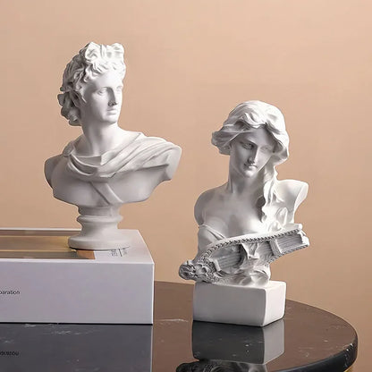 Buste figurine décorative
