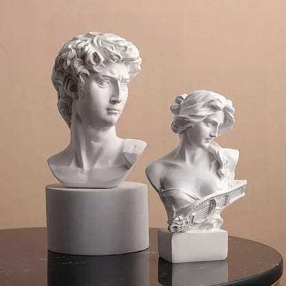 Buste figurine décorative