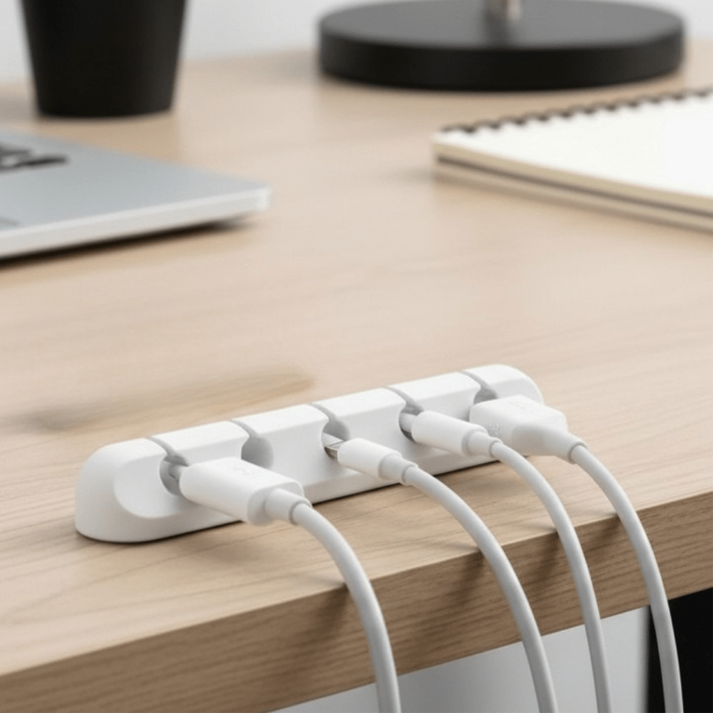 Desk cable organizer