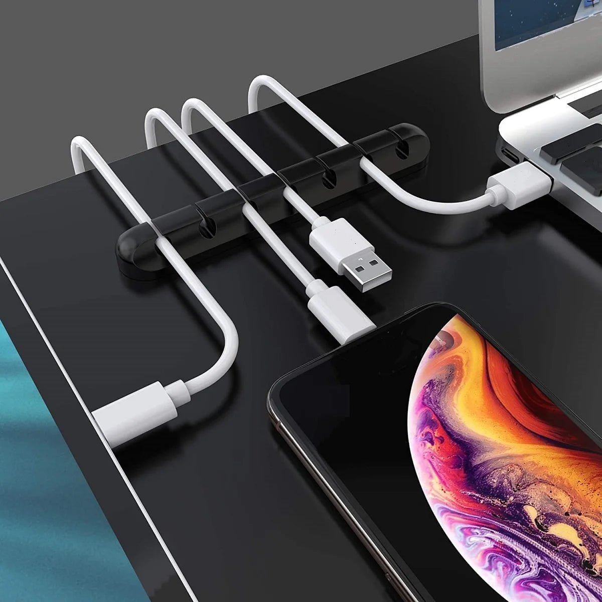Desk cable organizer