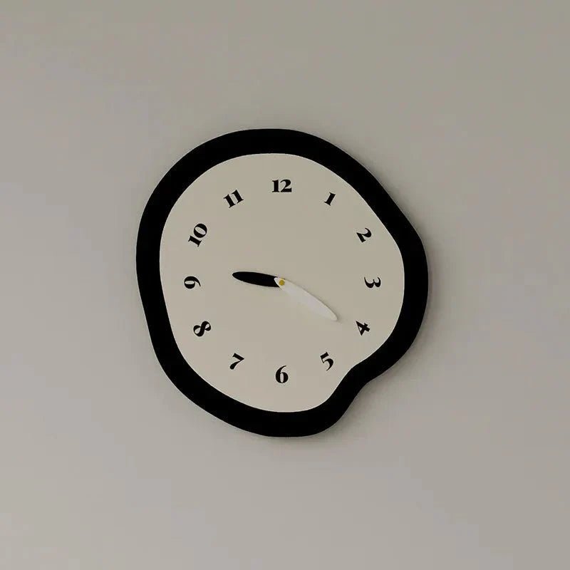 Zegar Ścienny Abstrakcyjny z Akrylu z Cichym Mechanizmem Kwarcowym