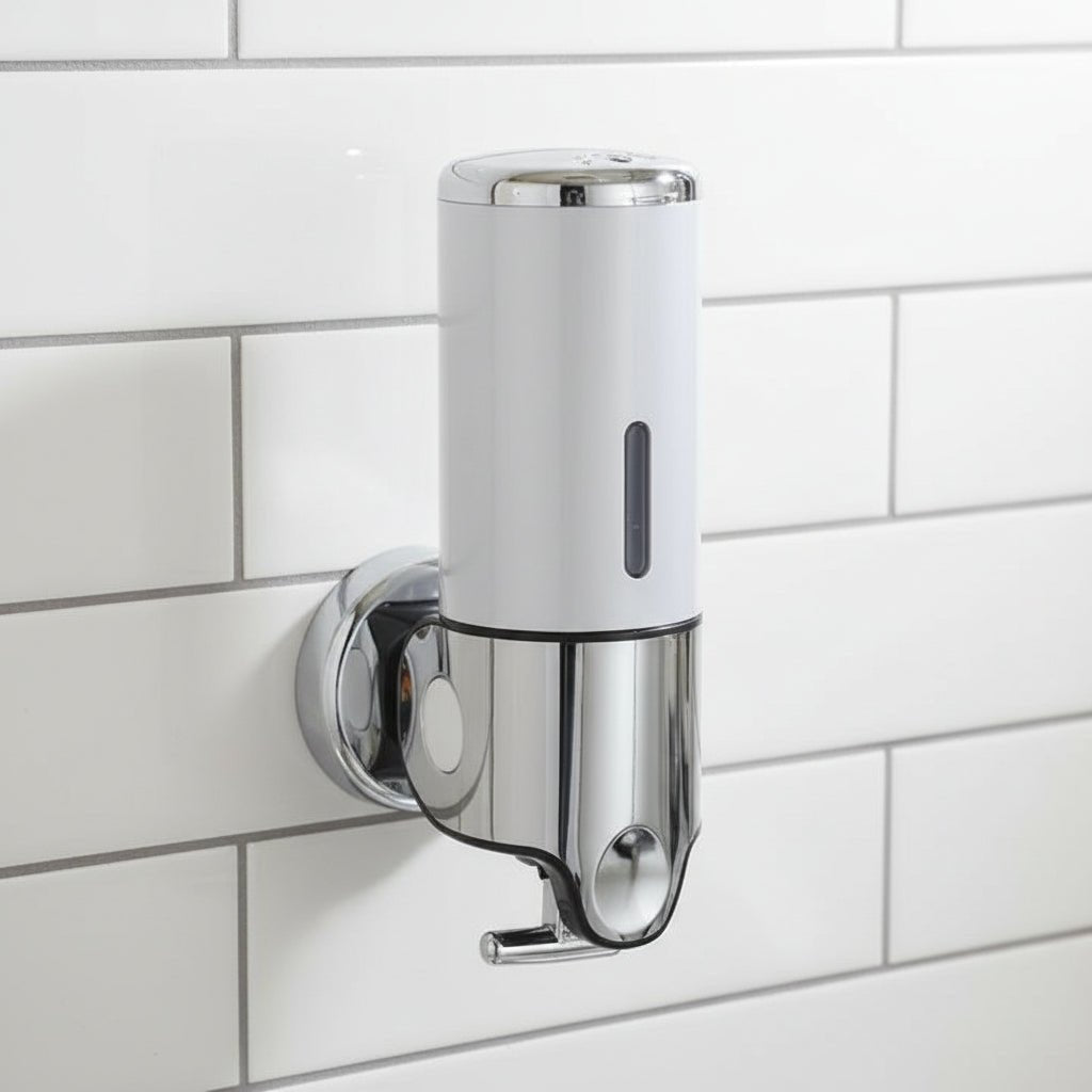 Wall-mounted soap dispenser