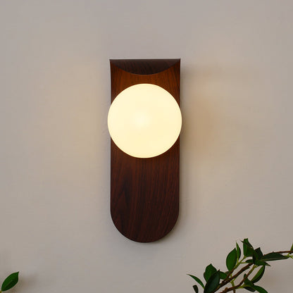 Applique avec abat-jour sphérique