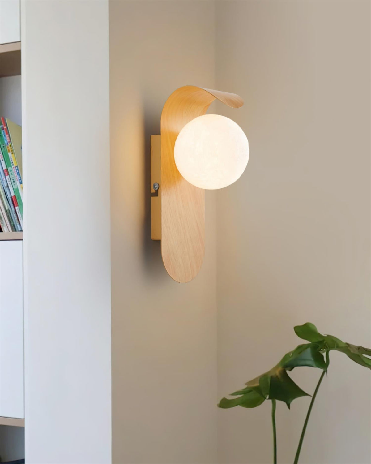 Applique avec abat-jour sphérique