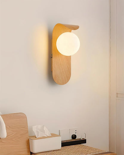 Applique avec abat-jour sphérique
