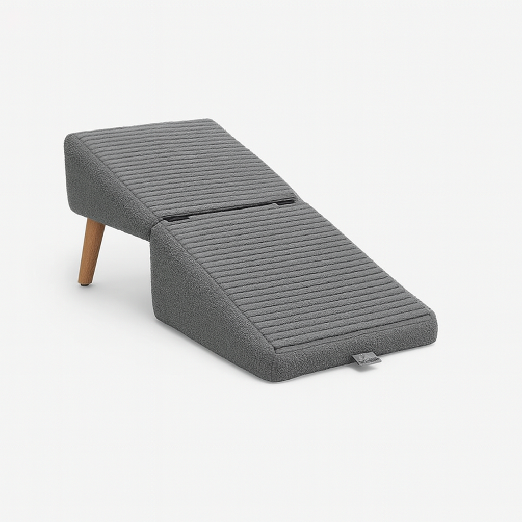 Rampa dla psa 2 w 1 z funkcją pufa do użytku domowego