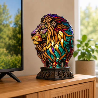 Animal lamp with a light bulb