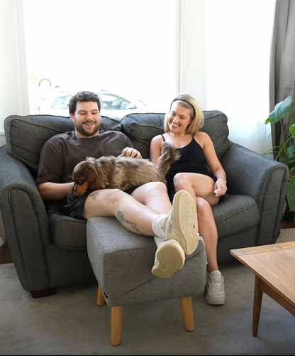 Rampa dla psa 2 w 1 z funkcją pufa do użytku domowego