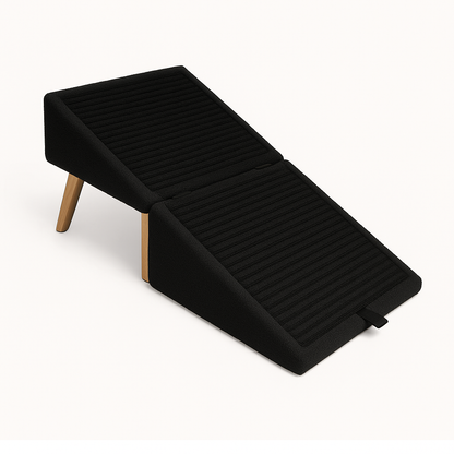 Rampa dla psa 2 w 1 z funkcją pufa do użytku domowego