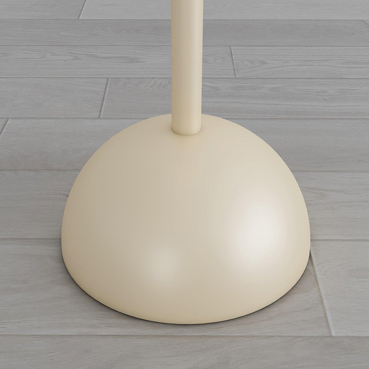 Lampa podłogowa LED E27 metalowo-akrylowa 150 cm z przełącznikiem nożnym