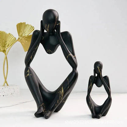 Sculpture Le Penseur en résine
