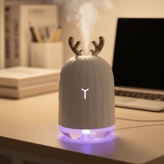 USB humidifier with LED lights