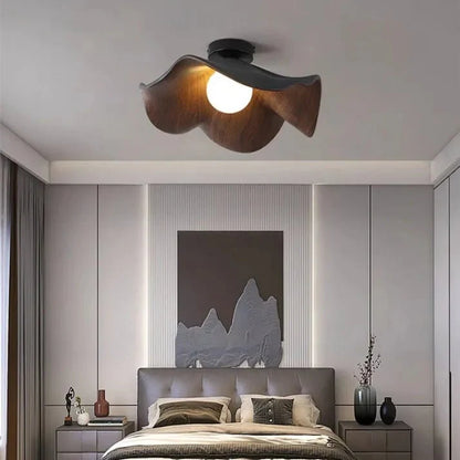 Lampa sufitowa z żywicy i metalu, gniazdo G9, do oświetlenia wnętrz