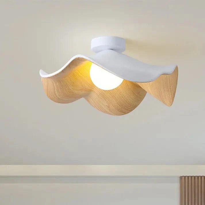 Lampa sufitowa z żywicy i metalu, gniazdo G9, do oświetlenia wnętrz