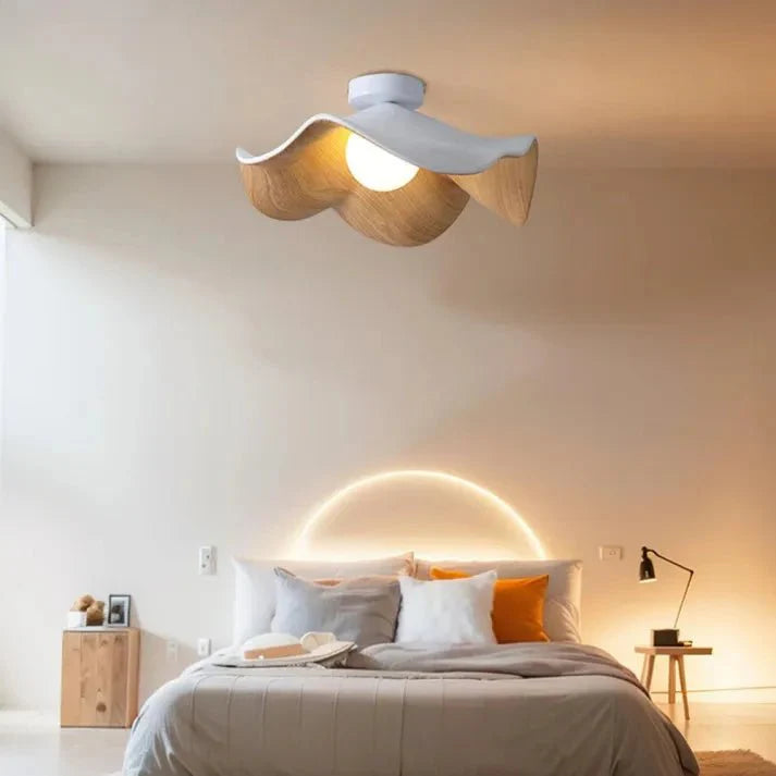 Lampa sufitowa z żywicy i metalu, gniazdo G9, do oświetlenia wnętrz
