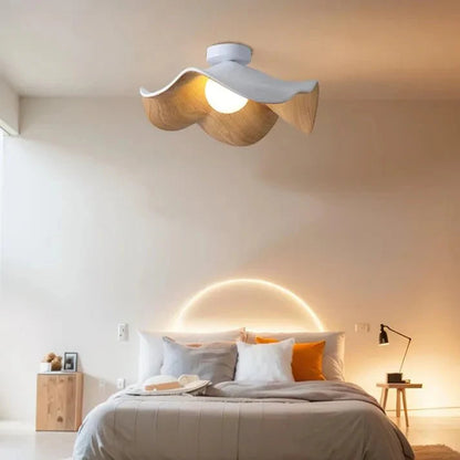Lampa sufitowa z żywicy i metalu, gniazdo G9, do oświetlenia wnętrz