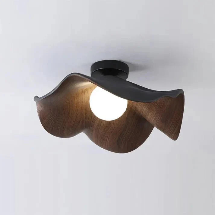 Lampa sufitowa z żywicy i metalu, gniazdo G9, do oświetlenia wnętrz
