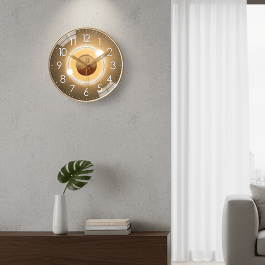Horloge murale minimaliste et silencieuse