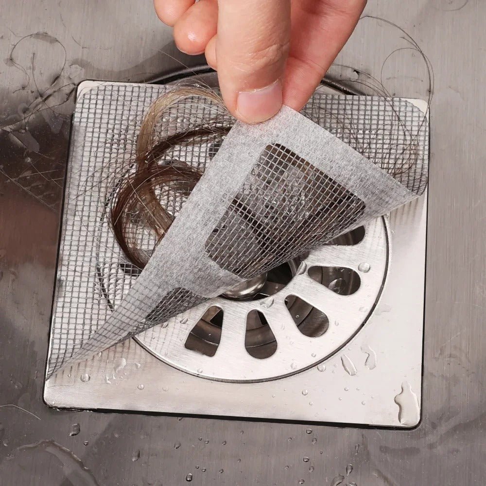 Disposable shower drain filter