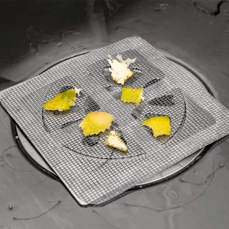 Disposable shower drain filter