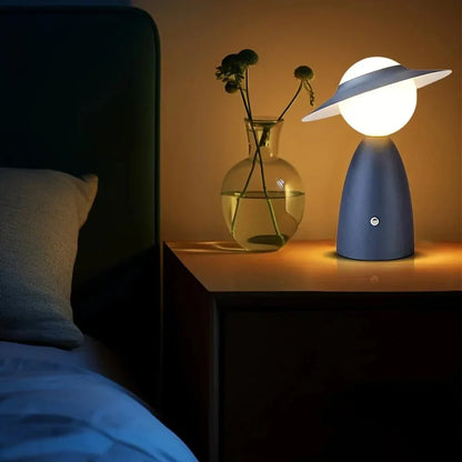 Lampka biurkowa LED z funkcją ładowania bezprzewodowego i regulacją jasności