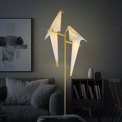 Lampa LED w kształcie ptaka z mocowaniem magnetycznym i ciepłym światłem