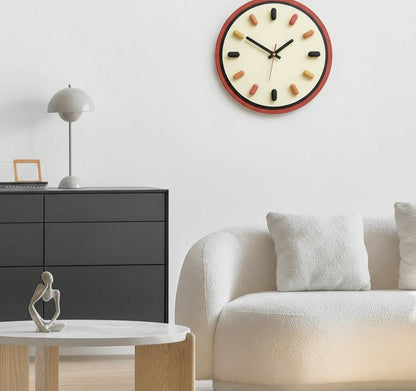 Zegar Ścienny 3D z Cichym Mechanizmem Kwarcowym i Okrągłą Konstrukcją 33 cm