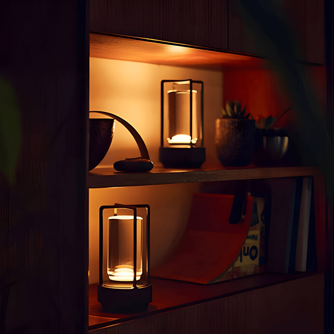 Przenośna Lampa Stołowa LED z Akumulatorem USB-C i Regulacją Jasności
