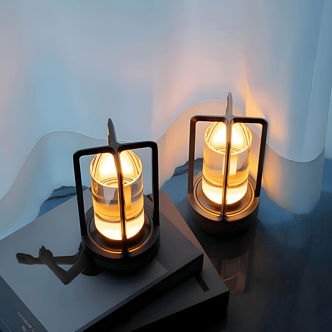 Przenośna Lampa Stołowa LED z Akumulatorem USB-C i Regulacją Jasności