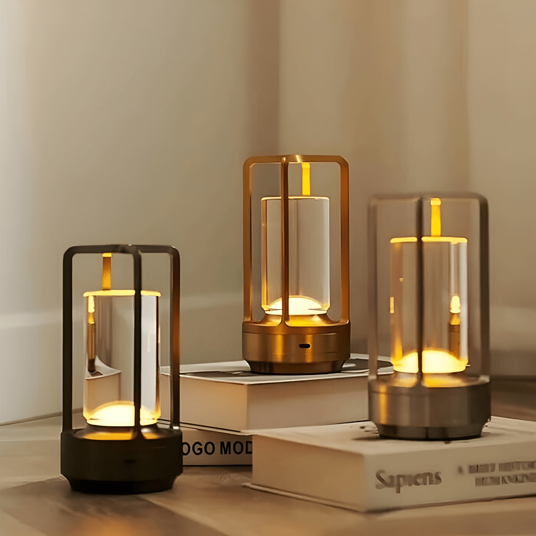 Przenośna Lampa Stołowa LED z Akumulatorem USB-C i Regulacją Jasności