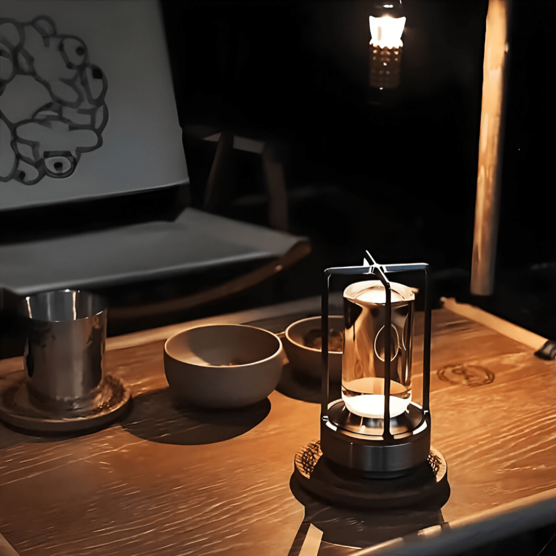Przenośna Lampa Stołowa LED z Akumulatorem USB-C i Regulacją Jasności
