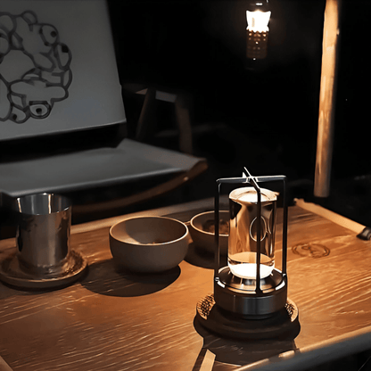 Przenośna Lampa Stołowa LED z Akumulatorem USB-C i Regulacją Jasności