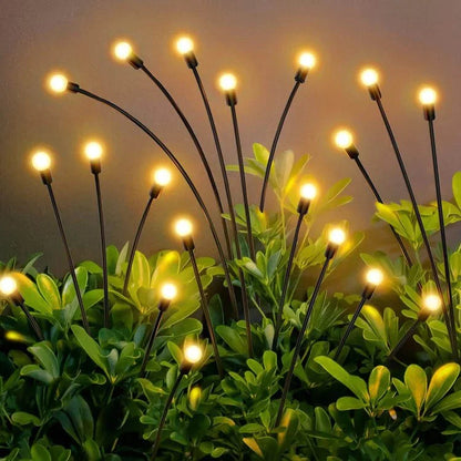 Solarna Lampa Ogrodowa LED Firefly z Efektem Ruchomych Punktów Światła 75 cm