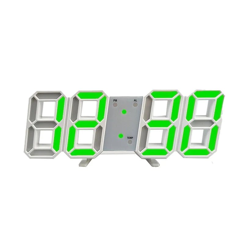 Zegar Cyfrowy 3D LED z Sterowaniem Głosowym i Automatyczną Regulacją Jasności