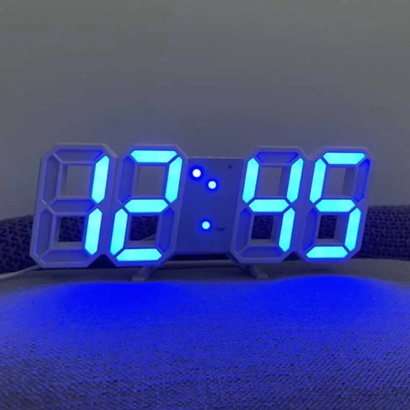 Zegar Cyfrowy 3D LED z Sterowaniem Głosowym i Automatyczną Regulacją Jasności