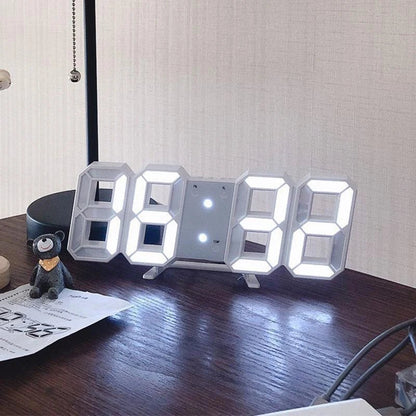 Zegar Cyfrowy 3D LED z Sterowaniem Głosowym i Automatyczną Regulacją Jasności