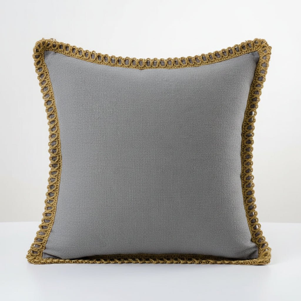 Poszewka Dekoracyjna 45 × 45 cm z Wielokolorowym Wzorem Inspirowanym Stylem Francuskim