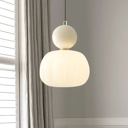 Lampa Wisząca Art Deco E27 z Metalową i Tworzywową Konstrukcją