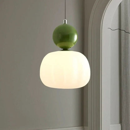 Lampa Wisząca Art Deco E27 z Metalową i Tworzywową Konstrukcją