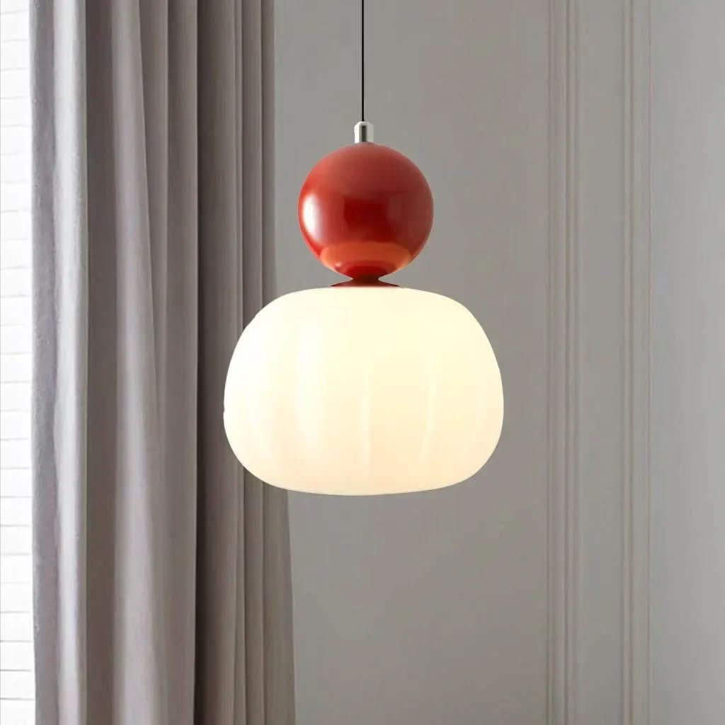 Lampa Wisząca Art Deco E27 z Metalową i Tworzywową Konstrukcją