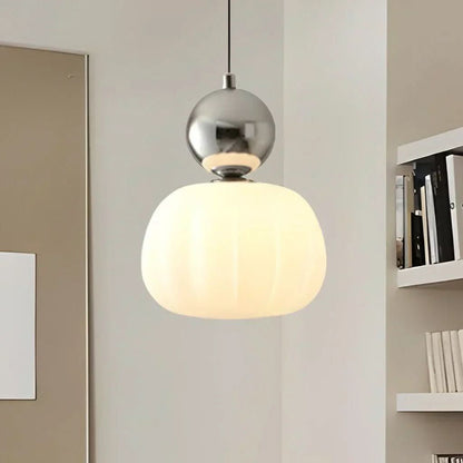 Lampa Wisząca Art Deco E27 z Metalową i Tworzywową Konstrukcją
