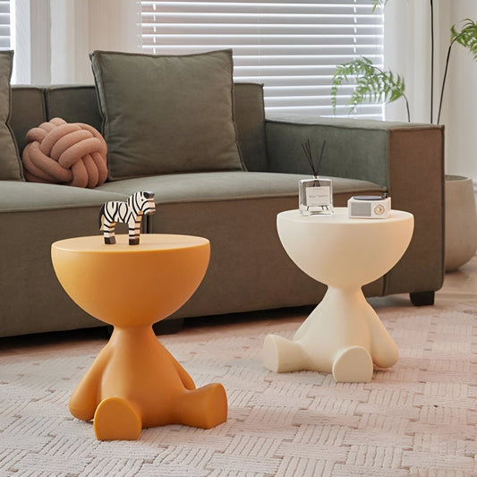 Table basse ronde pour le salon